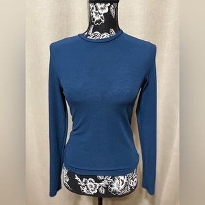 ***Bundle Deal*** two basic navy blue long sleeve shirts